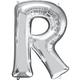 34in Silver Letter Balloon (R)